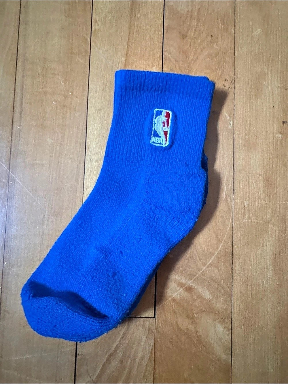 NBA Blue Basketball Socks size big kids